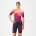 Castelli - costum triatlon cu maneca scurta - Free Sanremo 3 W Suit Short Sleeve - negru | portocaliu vivid
