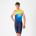 Castelli - costum triatlon fara maneci - Free Sanremo 3 Suit Sleeveless - albastru belgian | portocaliu