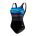 TYR Ombre stripe aqua controlfit costum - negru albastru