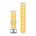 Garmin - curea silicon - Quick Release 20 - Translucent bone I Mango cu hardware argintiu