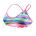 TYR - bustiera - Bonzai Crosscut Tieback Top W - blue multi