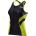 TYR - maiou triatlon - Tri Tank Comp W - negru lime