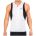 TYR - bluza triatlon fara maneci - Men's Competitor Singlet - alb negru