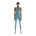 On - colanti - Studio Knit Bodysuit 7/8 W - Niagara | Rock