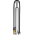 Lezyne - mini pompa - Lezyne Hand Pump CNC HV Micro Floor Drive - 90 psi / 6,2 bar - argintiu