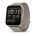 Garmin Venu X1 | Soft Gold cu spate din titan și curea din nailon French Gray