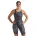 Costum înot întreg femei TYR Thresher Open Back Akurra - negru | rezistent clor