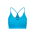 Bustieră alergare CEP Core Run Light Support Bra | susținere ușoară - light blue