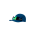 Șapcă alergare CEP Core Run Cap - bleumarin | reflectorizantă, protecție UV