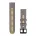 Garmin QuickFit 22 - curea silicon - gri Silver Gray I Yellow Flare