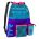 TYR - rucsac - Big Mesh Mummy - mov albastru - 40L