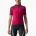 Tricou cu maneca scurta Castelli Velocissima de dama Rosu/Visiniu