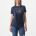 Tricou casual Castelli Pedalare Tee de dama Bleumarin S