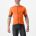 Tricou cu maneca scurta Castelli Entrata VI Portocaliu/Antracit