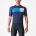Tricou cu maneca scurta Castelli Prologo 7 Indigo/Albastru/Gri
