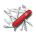 Victorinox - briceag pliabil Huntsman, 15 functii - argintiu rosu