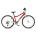 Woom - bicicleta copii 24" Woom 5, varsta recomandata 7-11 ani (125-145cm) - 8,7kg - rosu aniversar