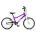 Woom - bicicleta copii 16" Woom 3 AUTOMAGIC, varsta recomandata 4-6 ani (105-120cm) - 6 kg - mov intens alb