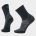 Șosete Merino alergare Smartwool Run - negru | Mid Crew | Zero Cushion