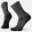 Șosete Merino hiking Smartwool Hike - gri Medium Gray | Crew | Light Cushion