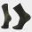 Șosete Merino hiking Smartwool Hike - gri Charcoal | Mid Crew | Targeted Cushion