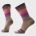 Șosete Merino casual Smartwool Everyday Stitch Stripe - bej Fossil | Purple | Crew