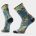 Șosete Merino ciclism Smartwool Bike Rugged Ride Print - albastru Capri | Crew | Zero Cushion
