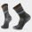 Șosete Merino hiking Smartwool Hike Pride - gri Charcoal | Crew | Light Cushion