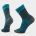 Smartwool - sosete merino - Run Zero Cushion Mid Crew Pattern Socks - albastru