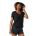 Smartwool - tricou merino - Active Ultralite V-Neck Short Sleeve W - Negru