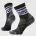 Șosete Merino hiking Smartwool Hike Zig Zag Valley - negru | Mid Crew | Light Cushion