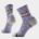 Șosete Merino hiking Smartwool Hike Zig Zag Valley - violet Chalk | Mid Crew | Light Cushion