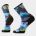 Șosete Merino trail running Smartwool Trail Run Summit Sector - albastru Nightfall Blue | Crew | Targeted Cushion