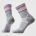 Șosete Merino alergare Smartwool Run Zero Cushion - gri Light Gray | Mid Crew | Zero Cushion