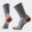 Șosete Merino hiking Smartwool Hike - gri Medium Gray - femei | Crew | Targeted Cushion