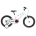 Bicicleta Copii Kross Mini 3.0 16 inch alba