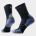 Șosete Merino hiking Smartwool Hike - gri Charcoal | Mid Crew | Targeted Cushion