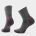 Șosete Merino hiking Smartwool Hike - gri Medium Gray | Mid Crew | Targeted Cushion