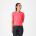 Tricou cu maneca scurta Castelli Anima Flow, pentru femei, roz/hibiscus
