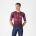 Tricou cu maneca scurta Castelli Climbers A/C, pentru barbati, alb/bordo