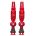 Valve tubeless Muc-Off Tubeless Valves Big Bore Lite (Small) Rosu