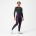 Pantaloni lungi cu bretele Castelli Espresso Dark Night Shade (Mov)