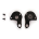 Ureche cadru Rock Machine / Superior XAC.FR cu suruburi, neagra
