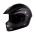 Casca Force Downhill Junior, negru mat