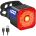 Lumina spate smart Fivestars Brake Sense BTL-100, detectie franare, 500 mAh, USB Type-C, IPX6