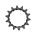 Placa pedalier BBB BCR-70E E-Bike Sprocket 3/32x19T
