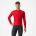 Tricou cu maneca lunga Castelli Espresso Thermal, Rosu Aprins