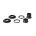 Capace butuc SPECIALIZED EDC MY21 CONTROL SL FRONT HUB END CAPS DS & NDS, 31MM OD FOR LFM17/LFM19