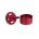 Floare Furca cu Capac DEITY Crosshair cu Distantiere - Red
