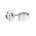 Floare Furca cu Capac DEITY Crosshair cu Distantiere - Silver
